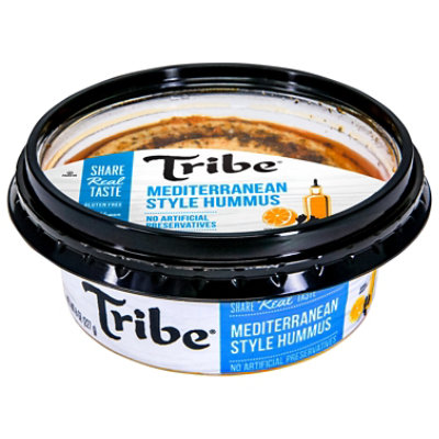 Tribe Hummus Mediterranean Style - 8 Oz