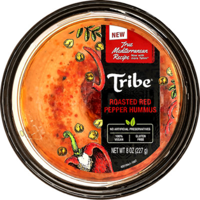 Tribe Hummus Sweet Roasted Red Pepper - 8 Oz - Image 1