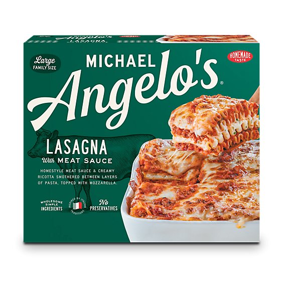 Michael Angelos Family Serve Lasagna With Meat Sauce - 46 Oz