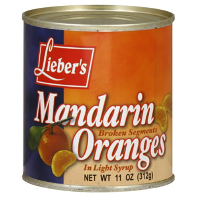 Liebers Broken Segments Mandarin Oranges Syrup - 11 Oz - tomthumb