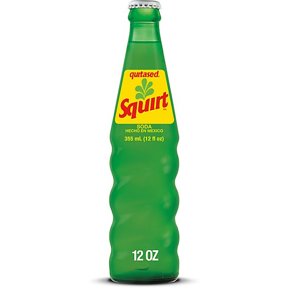 Squirt Made In Mexico Citrus Soda Bottle - 12 Fl. Oz.