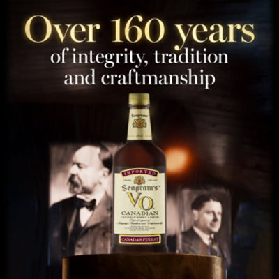 Seagram's VO Blend Canadian Whisky 80 Proof - 750 Ml - Image 2