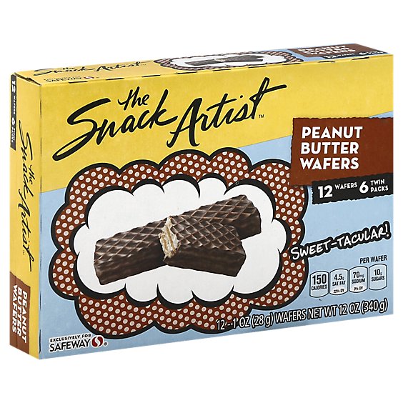 The Snack Artist Peanut Butter Wafer - 12 Oz