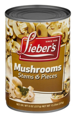 Liebers Passover Mushrooms - 8 Oz - Image 1