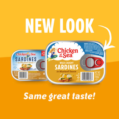Chicken of the Sea Wild Caught Sardines in Mustard Sauce - 3.75 Oz. - Image 2