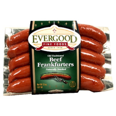  EverGood Old Fashioned Beef Frankfurters - 13 Oz 