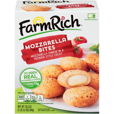 Farm Rich Snacks Mozzarella Bites In A Pizzeria Style Crust - 19.2 Oz - Image 3