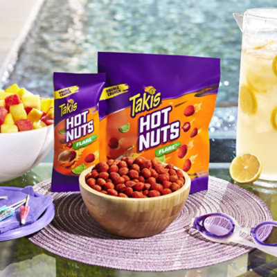 Takis Hot Nuts Flare Chili Pepper & Lime Peanuts - 3.2 Oz - Image 3