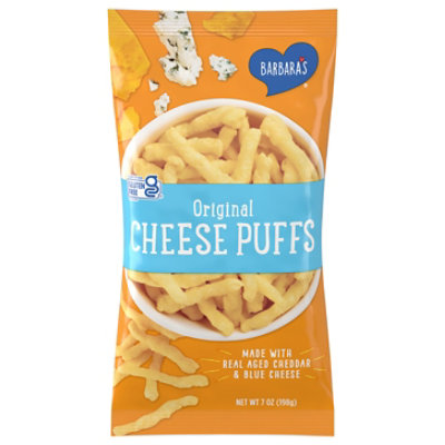 Barbara's Baked Original Gluten Free Cheese Puffs Kids Snacks With Real Aged Cheese - 7 Oz - Image 1