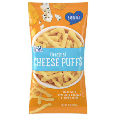 Barbara's Baked Original Gluten Free Cheese Puffs Kids Snacks With Real Aged Cheese - 7 Oz - Image 1