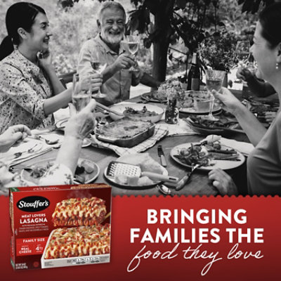 Stouffers Family Size Meat Lovers Lasagna Frozen Meal - 34 Oz - Image 5