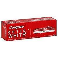 Colgate Optic White Toothpaste Anticavity Fluoride Sparkling Mint - 3.5 Oz - Image 1