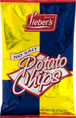 Liebers No Salt Potato Chips - 5 Oz - Image 2