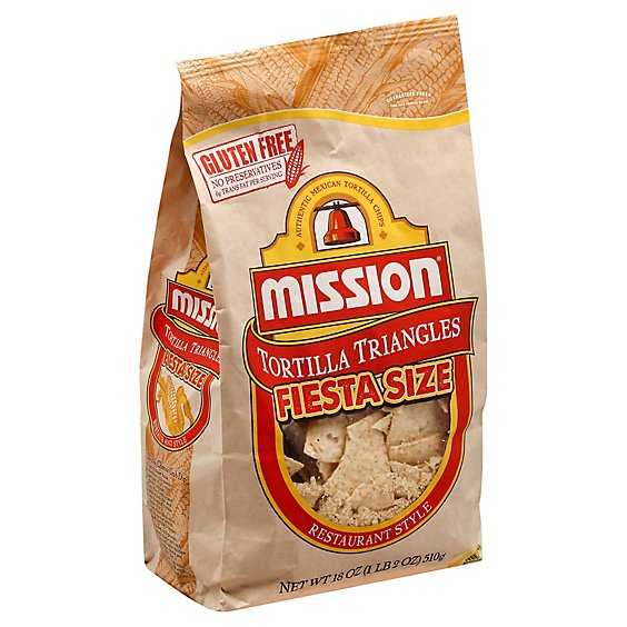 Mission Tortilla Chips Triangles - 18 Oz.