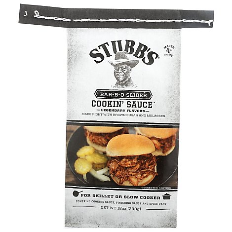 Stubbs Cookin Sauce BBQ Slider - 12 Oz