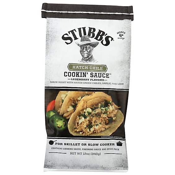 Stubb's Hatch Chile Cookin Sauce - 12 Oz