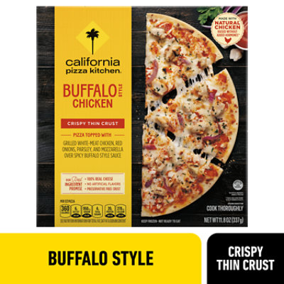 California Pizza Kitchen Buffalo Style Chicken Crispy Thin Crust Frozen Pizza - 11.8 Oz - Image 1