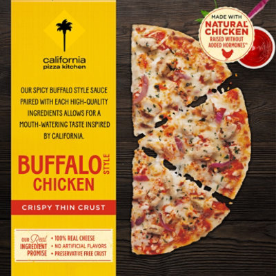 California Pizza Kitchen Buffalo Style Chicken Crispy Thin Crust Frozen Pizza - 11.8 Oz - Image 2