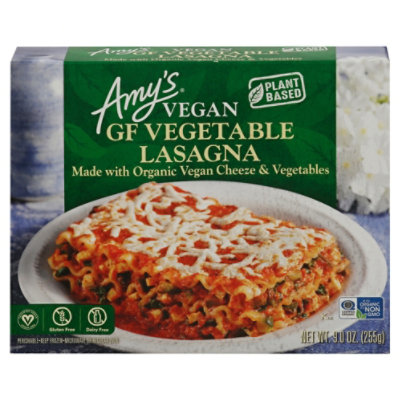 Amys Vegetable Lasagna - 9 Oz - Pavilions