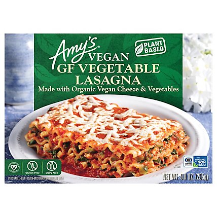 Amy's Gluten Free Dairy Free Vegetable Lasagna - 9 Oz - Image 1
