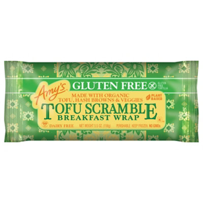 Amy's Gluten Free Tofu Scramble Breakfast Wrap - 5.5 Oz - Image 1