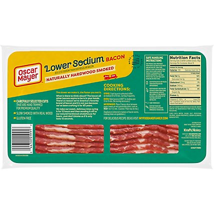 Oscar Mayer Naturally Hardwood Smoked Bacon 30% with Lower Sodium Slices - 16 Oz - Image 9