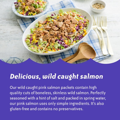 Chicken of the Sea Wild Caught Alaskan Pink Salmon in Spring Water Packet - 2.5 Oz - Image 4