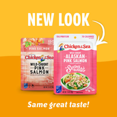 Chicken of the Sea Wild Caught Alaskan Pink Salmon in Spring Water Packet - 2.5 Oz - Image 2