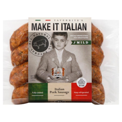 Taverrites Natural Mild Italian Sausage - 12 Oz
