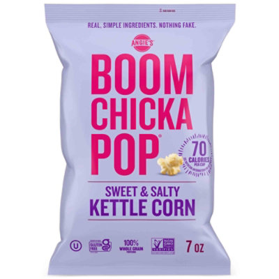 Angie's BOOMCHICKAPOP Sweet & Salty Kettle Corn Popcorn - 7 Oz - Image 1