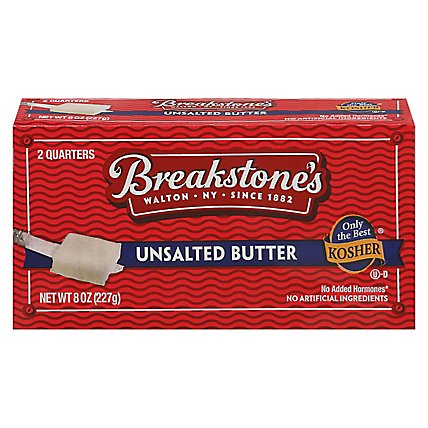 Breakstones Unsalted All Natural Butter - 8 Oz - Image 2