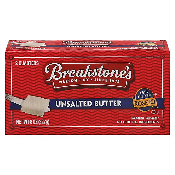 Breakstones Unsalted All Natural Butter - 8 Oz