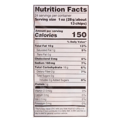 Juanitas Tortilla Chips Fiesta Bag - 24 Oz - Image 4