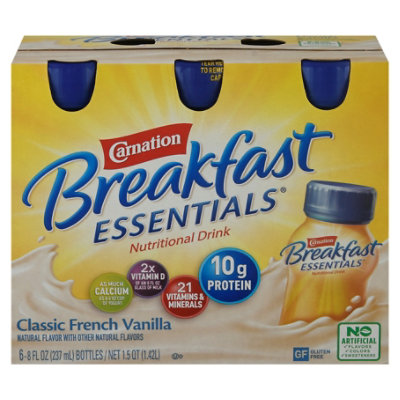 Carnation Breakfast Essential Nutritional Drink Classic French Vanilla - 6-8 Fl. Oz. - Image 3