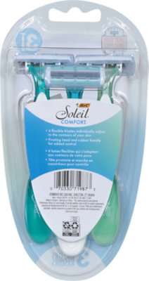 Bic Shavers Soleil Bella Women Disposable 4 Blade - 3 Count - Image 4