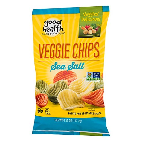 Good Health Veggie Chips Sea Salt - 6.75 Oz