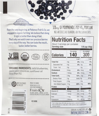 Patience Blueberries Wild Whole W/Apple Juice - 3 Oz - Image 6