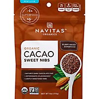 Navitas Naturals Sweetened Cacao Nibs - 4 Oz - Image 2