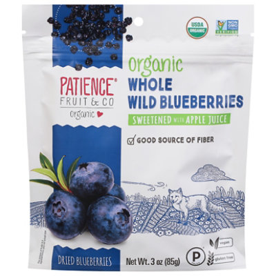 Patience Blueberries Wild Whole W/Apple Juice - 3 Oz - Image 2