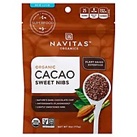 Navitas Naturals Sweetened Cacao Nibs - 4 Oz - Image 1