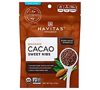 Navitas Naturals Sweetened Cacao Nibs - 4 Oz