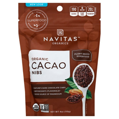 Navitas Naturals Cacao Nibs - 4 Oz