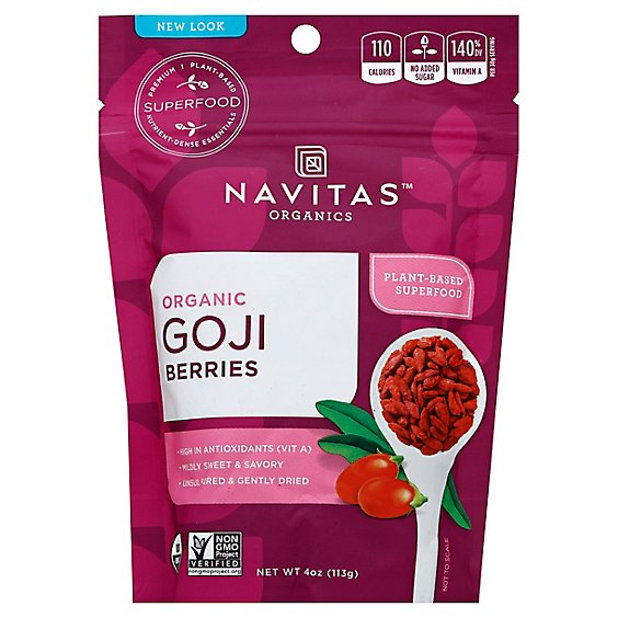 Navitas Naturals Goji Berries - 4 Oz