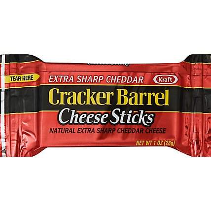 Cracker Barrel Cheese Sticks Extra Sharp Individual - 1 Oz - Image 2