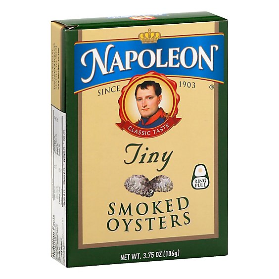 Napoleon Oysters Smoked Tiny - 3.66 Oz