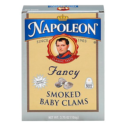 Napoleon Clams Baby Smoked Fancy -3.75 Oz - Image 2