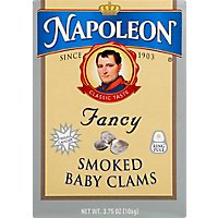 Napoleon Clams Baby Smoked Fancy -3.75 Oz - Image 1
