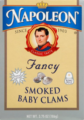 Napoleon Clams Baby Smoked Fancy -3.75 Oz - Image 2