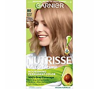 Garnier Nutrisse Medium Natural Blonde 80 Permanent Hair Color - Each