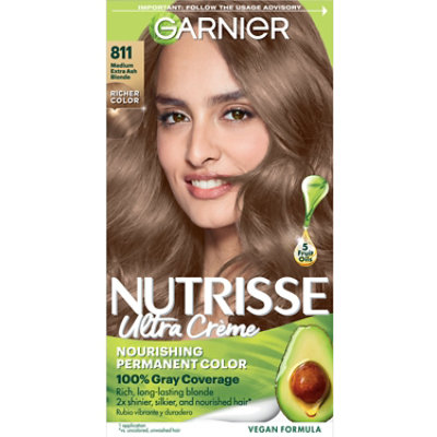 Garnier Nutrisse 80 Medium Natural Blonde Butternut Nourishing Hair Color  Creme Kit - Each - Randalls